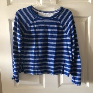 Blue Stripe Sweatshirt